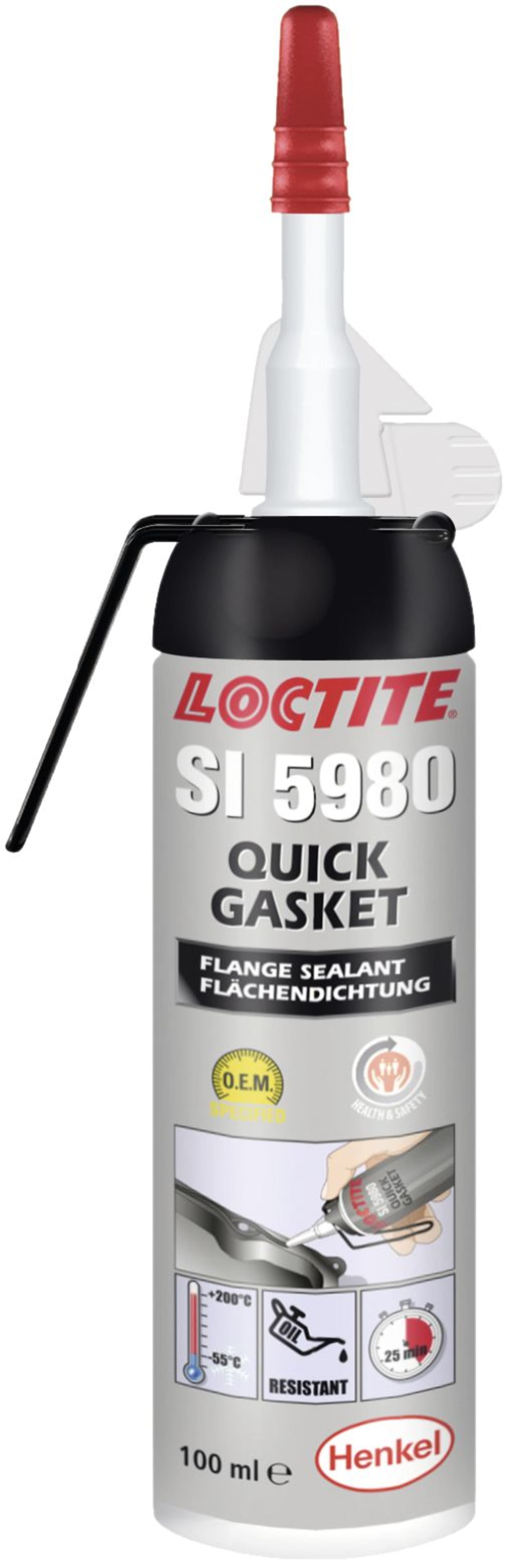 Loctite® Flächendichtung "SI 5980", leicht flexibel , 100 ml, 2327036