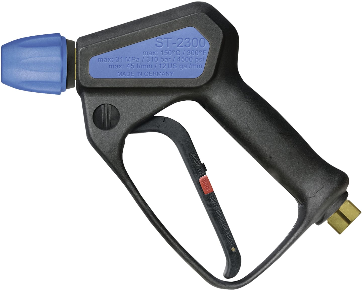 HD-Pistole "ST-2300" Eingang G 3/8" IG; Ausgang Kupplung KW