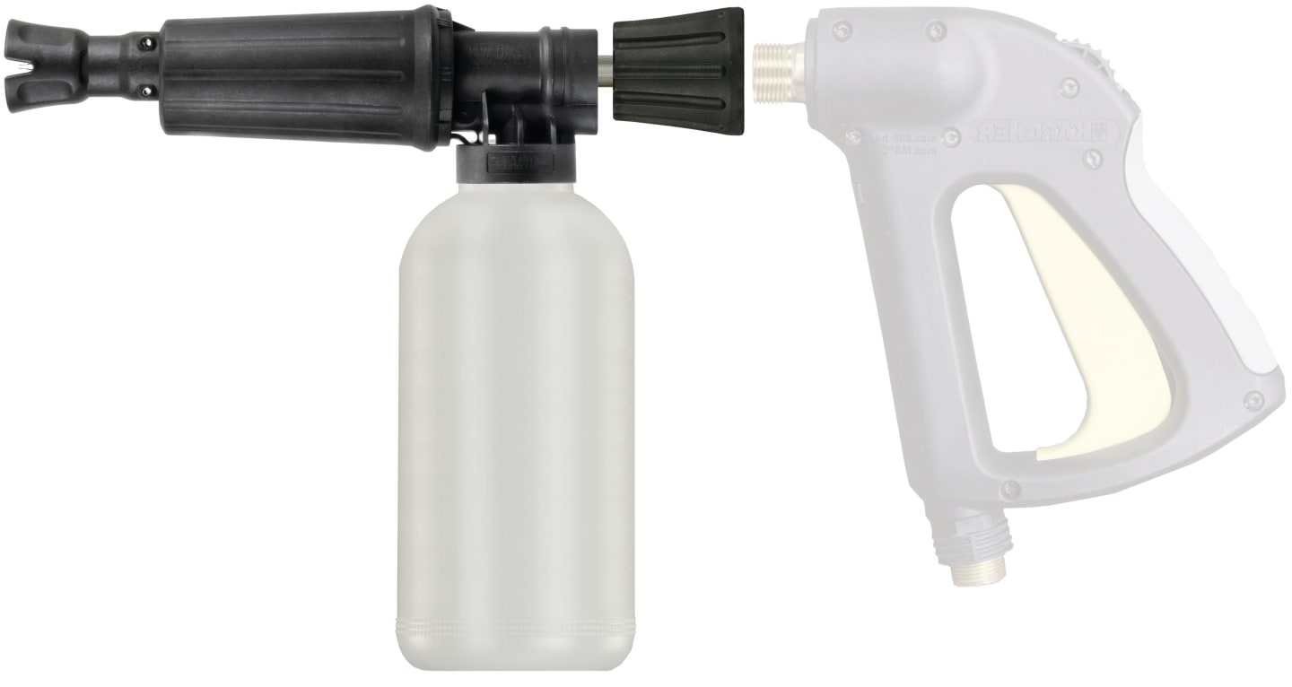 Schaumkanone "Easyfoamer ST-73.1", 1 l, mit Dosierung und Flasche, Handverschraubung M 22
