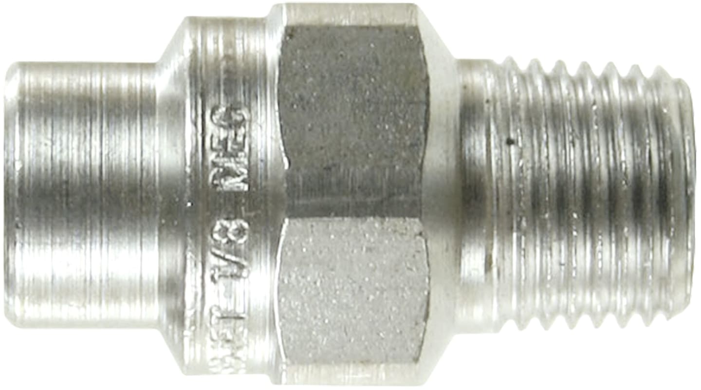 HD-Düse Düsengröße 080, Spritzwinkel 0°, 1/8" AG NPT, Edelstahl