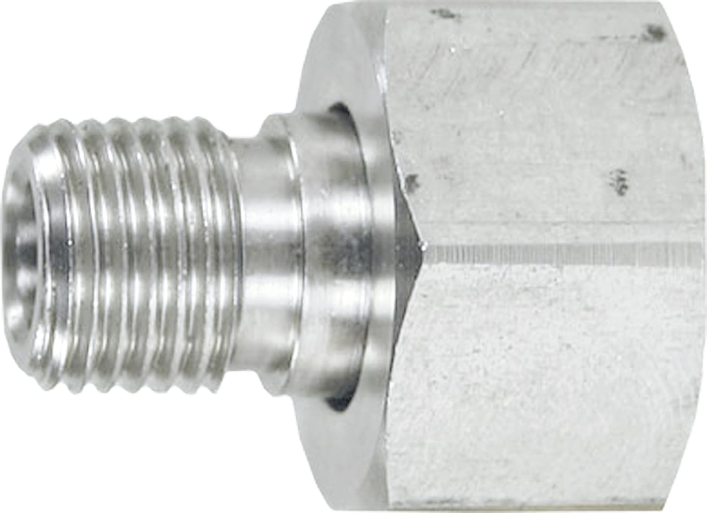 Gewindenippel M 18 x 1,5 IG; 1/4'' AG, Edelstahl, 2-teilig, für Flächenreiniger "Turbodevil TD 300 Basic"