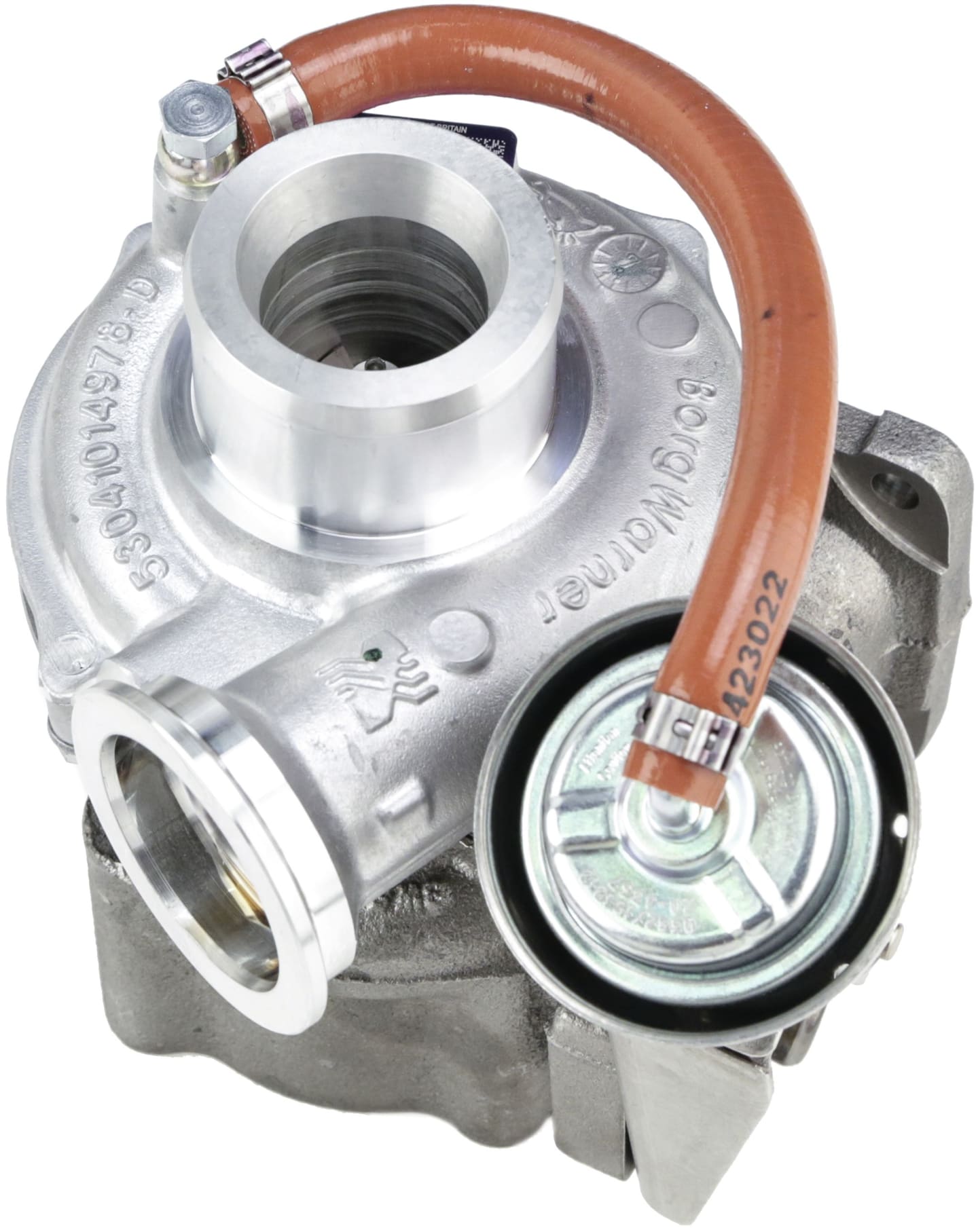 BTS BorgWarner Turbolader für Claas Scorpion; Deutz-Fahr Agrofarm, Agrotron; Lamborghini R3, R4, R6; Mali trac; Same Explorer, Iron, Silver