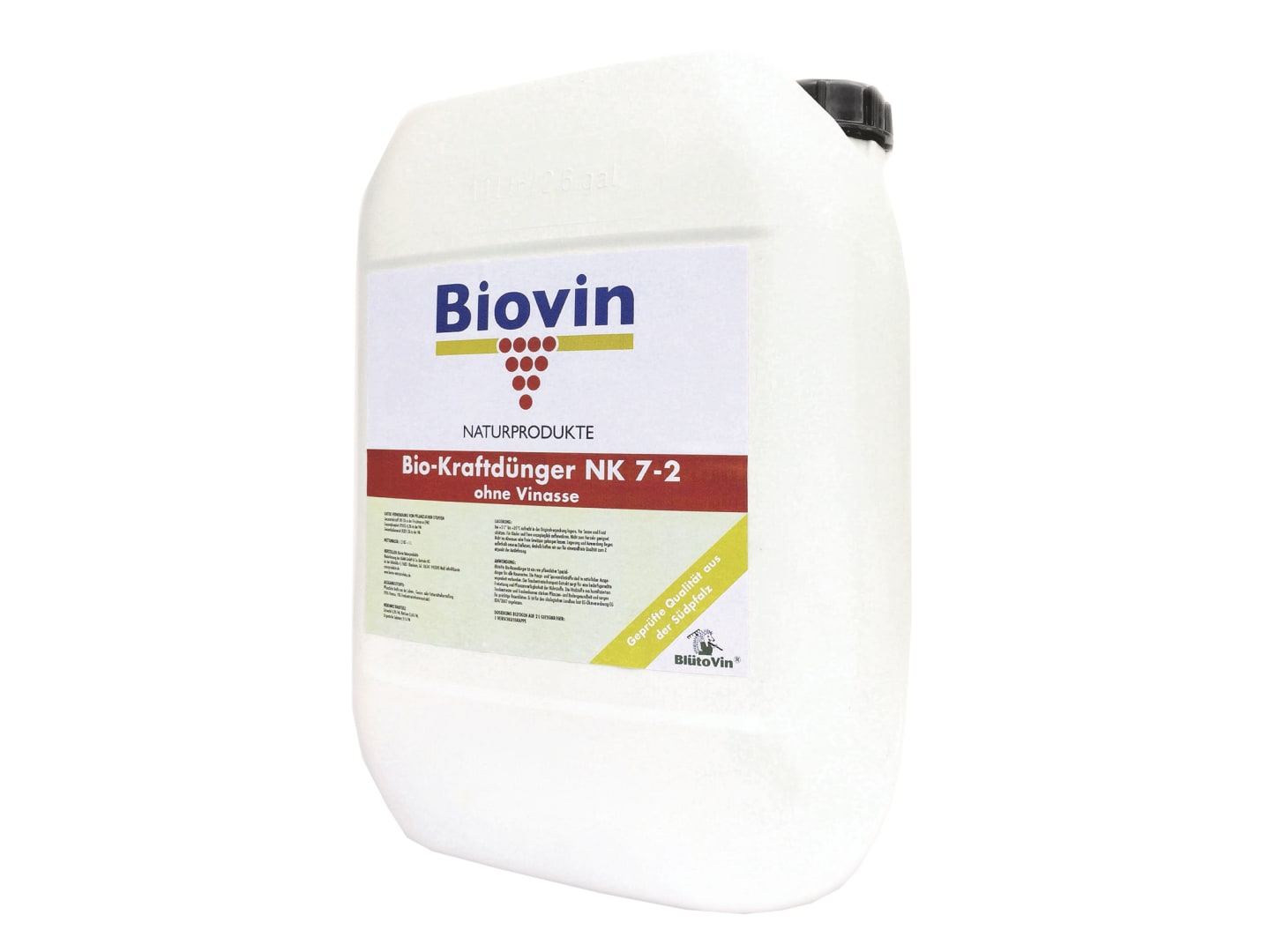 Biovin BlütoVin Bio-Kraftdünger NK 7-2 vegan 20 l Kanister flüssig