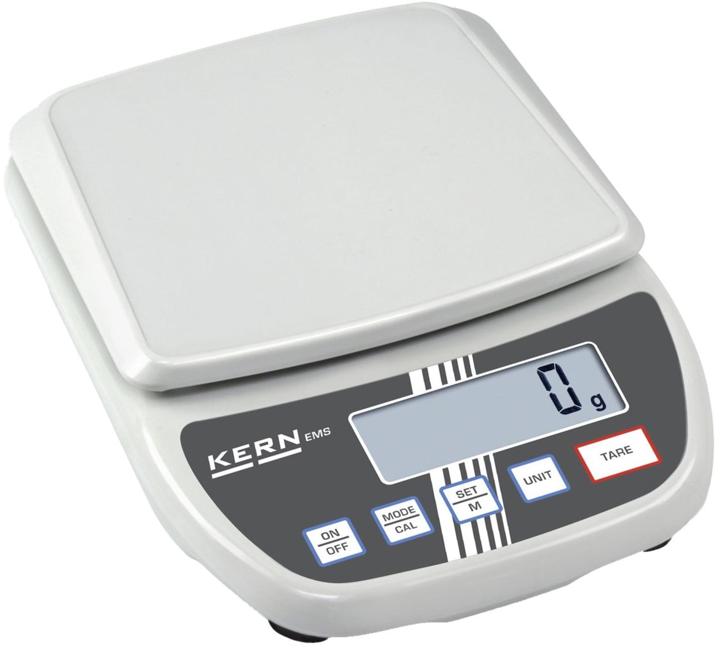 Kern® & Sohn Präzisionswaage "EMS 12K0.1", Wägebereich 0,1 g – 12 kg, Einteilung 0,1 g, EMS 12K0.1