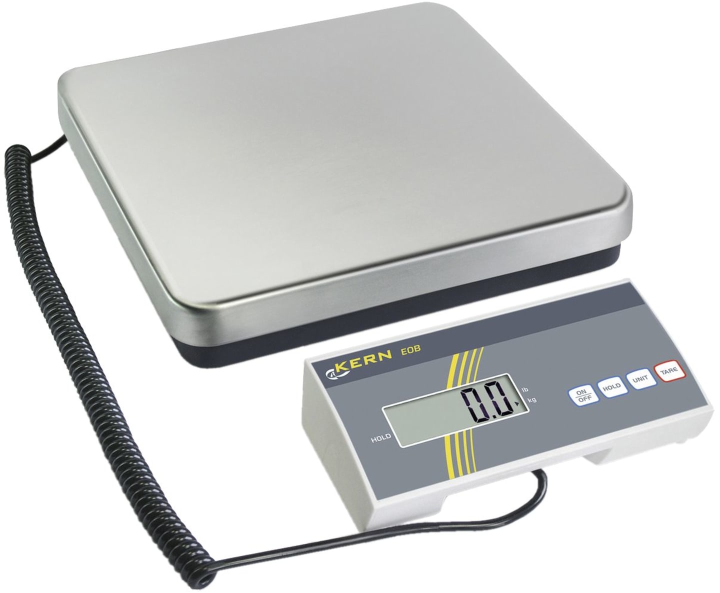 Kern® & Sohn Plattformwaage "EOB 35K10" 10 g – 35 kg, Wägeplatte B x T x H: 315 x 305 x 55 mm, EOB 35K10