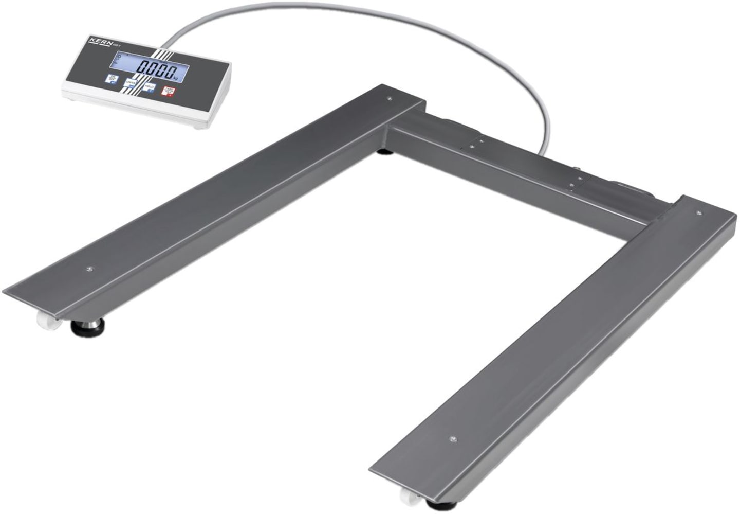 Kern® & Sohn Plattformwaage "UIB 600K-1" 0,2 – 600 kg, Wägeplatte B x T x H: 1.195 x 840 x 110 mm, UIB 600K-1