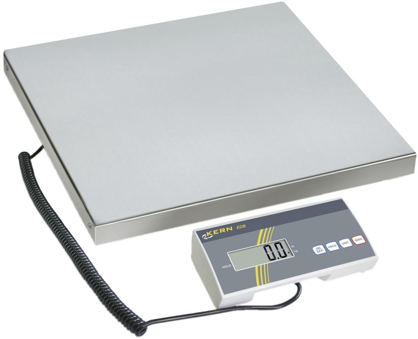Kern® & Sohn Plattformwaage "EOB 60K20L" 20 g – 60 kg, Wägeplatte B x T x H: 550 x 550 x 75 mm, EOB 60K20L