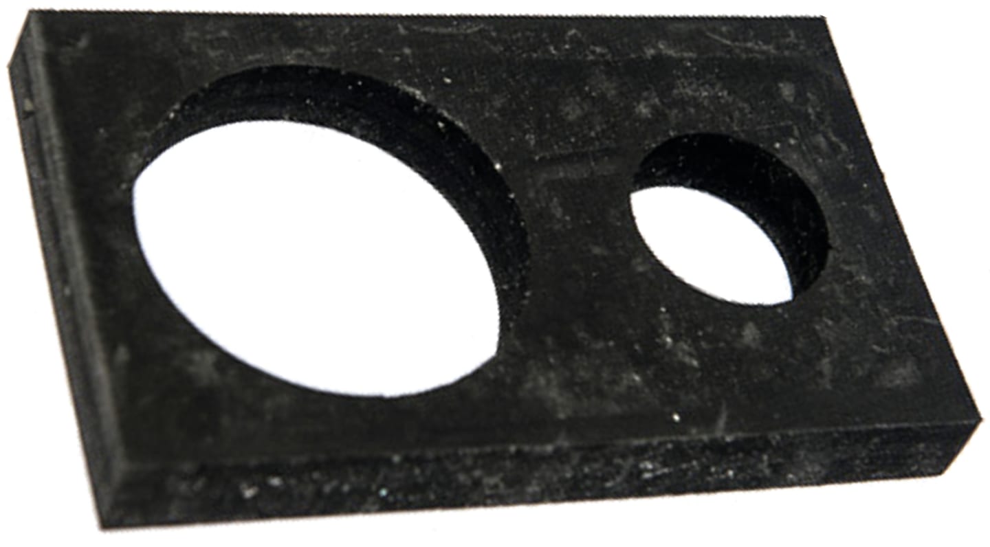 Halteplatte Gummi, 135 x 80 x 15 mm für Höhenverstellzylinder FH800 Holder