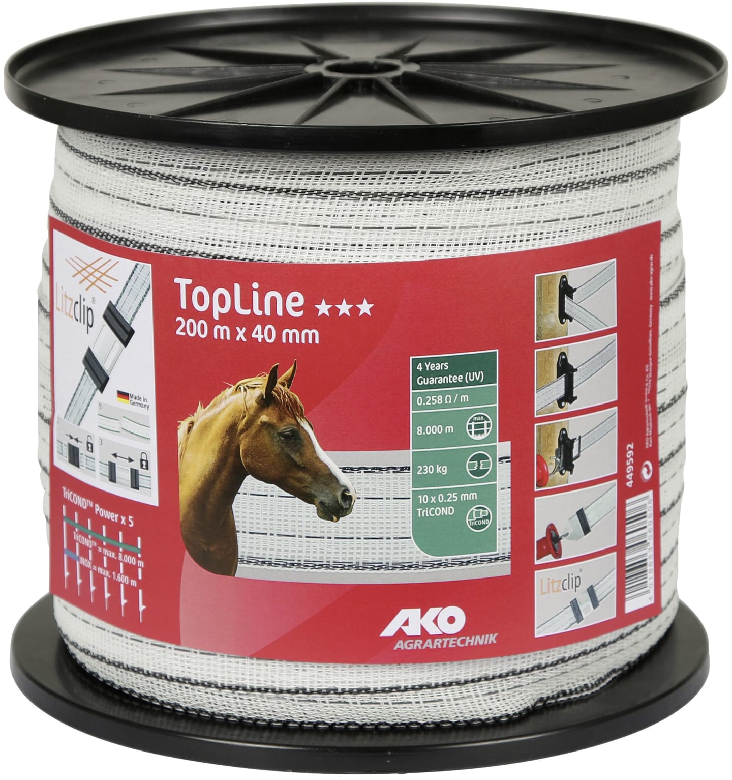 Ako Breitband "TopLine" 20 mm/200 m, 449591
