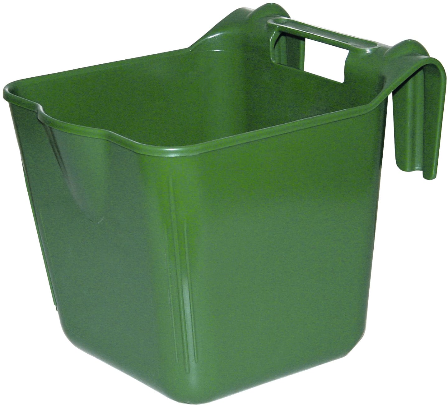 KERBL Futtertrog "HangOn" 13 l grün, Kunststoff, zum Einhängen, für Pferde, 323480