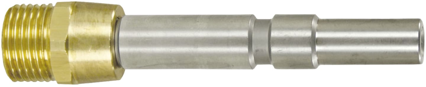 Stecknippel "KW" M 22 x 1,5 AG, Edelstahl, für Kärcher Hochdruckreiniger