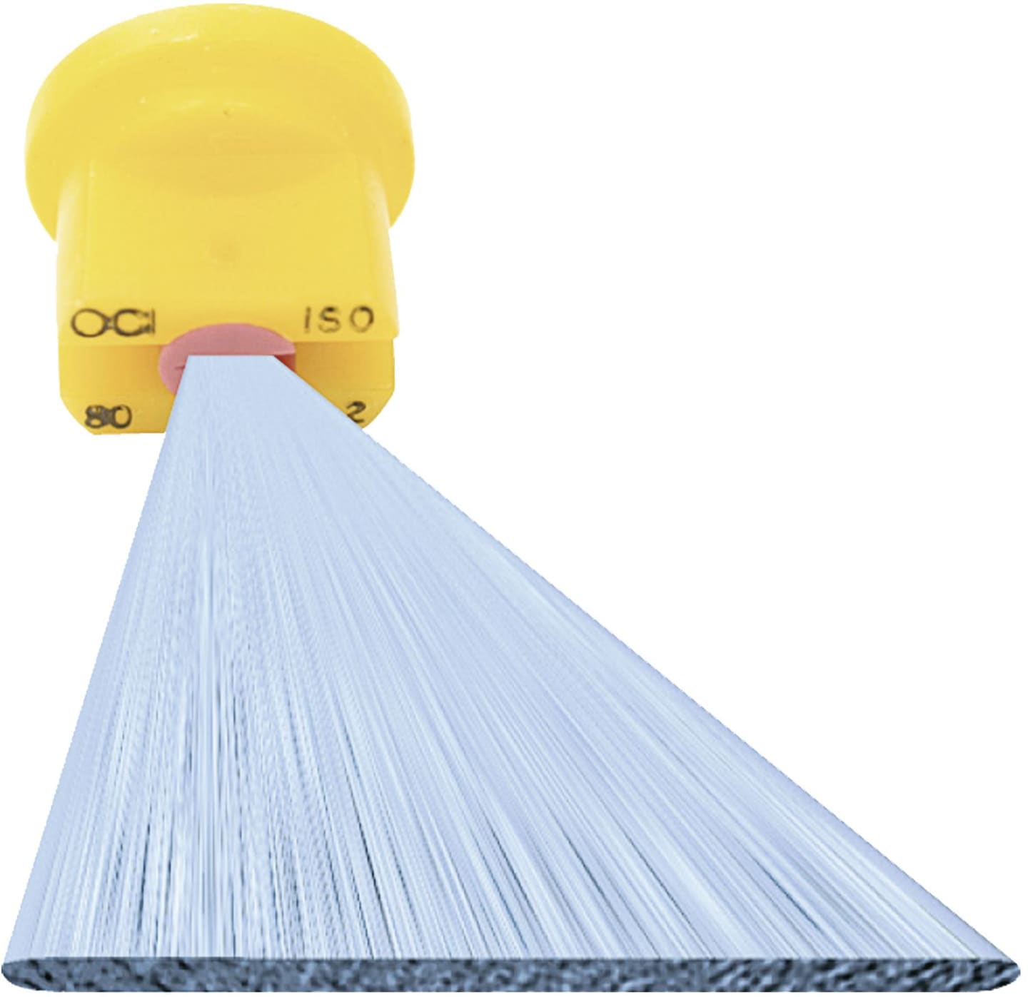 Agrotop Exzenter-Flachstrahldüse "Albuz® OCI", 80-030, blau, Keramik