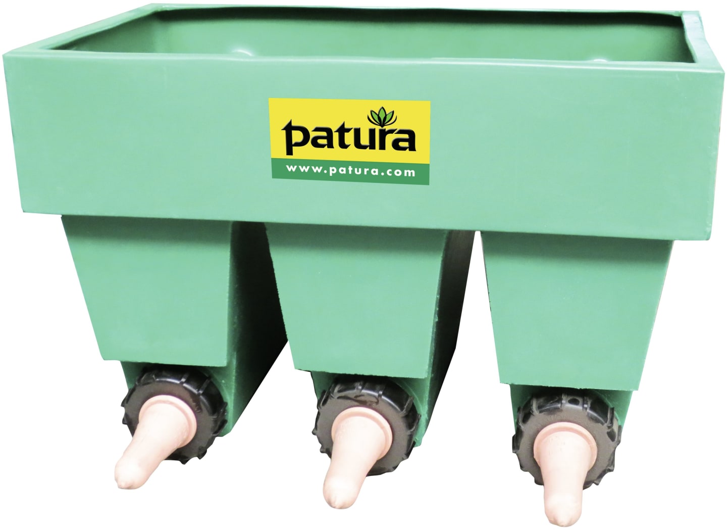 Patura Kälbertränkewanne 3 Sauger, mit Fächern, 365002