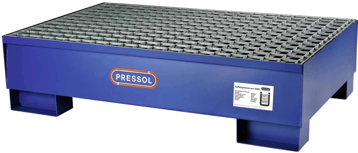 PRESSOL Auffangwanne-1200x800x385 mm für zwei 200-/220-l-BE 19802