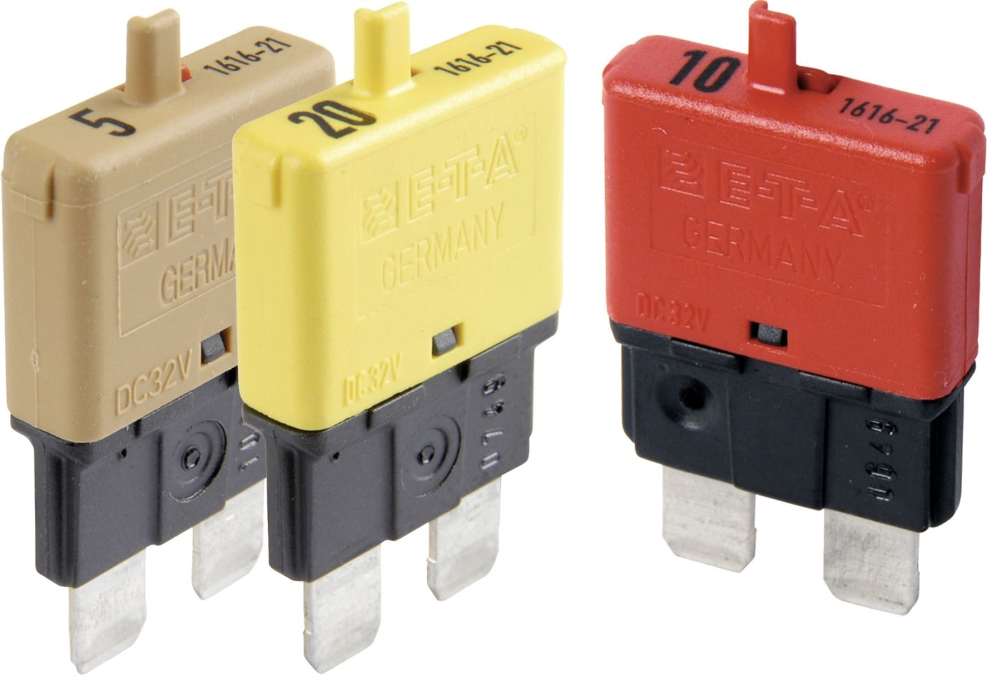 Herth + Buss Sicherungsautomat 32 V B x H x T 20 x 34,9 x 6 mm