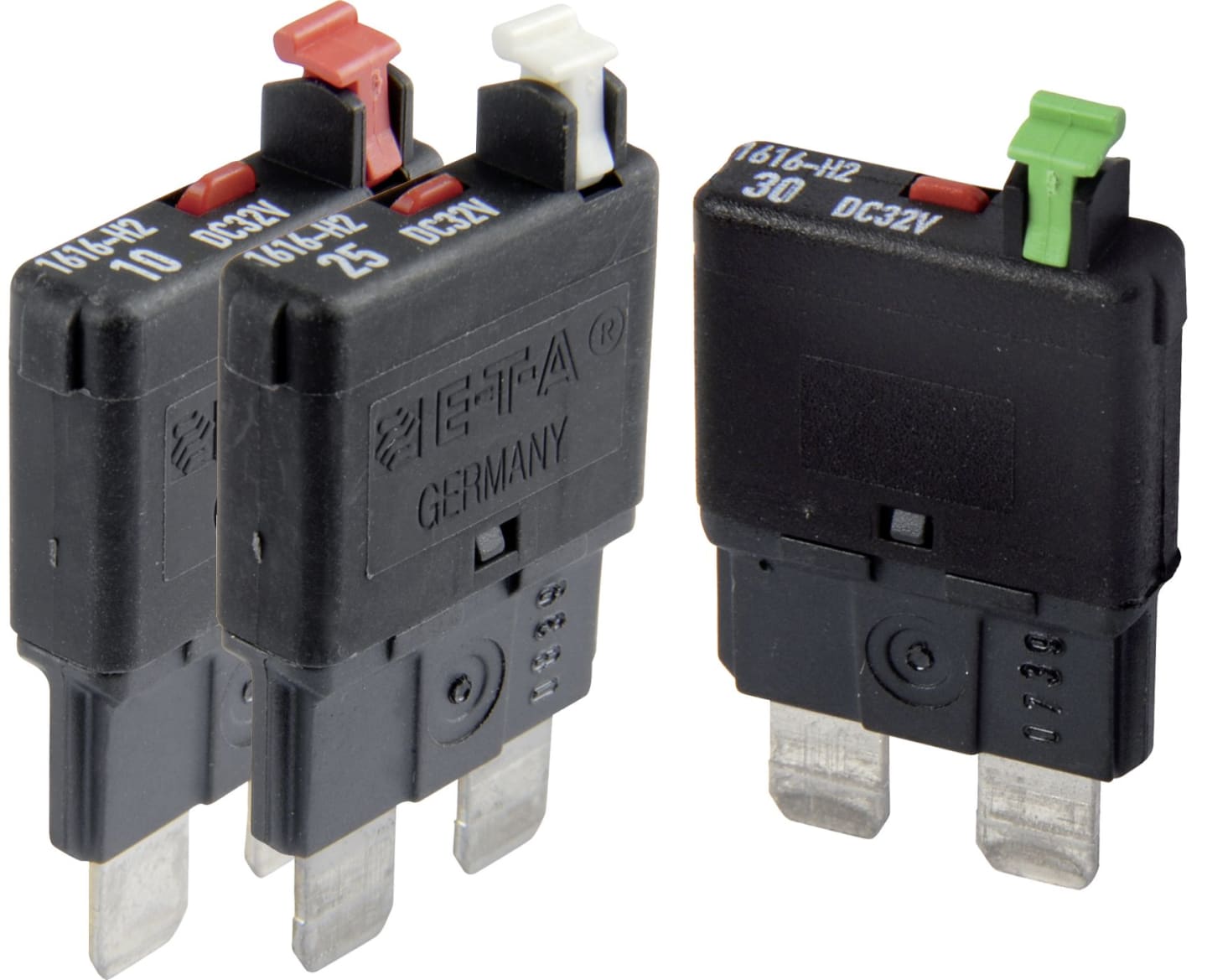 Herth + Buss Sicherungsautomat 32 V B x H x T: 20 x 35,9 x 6 mm