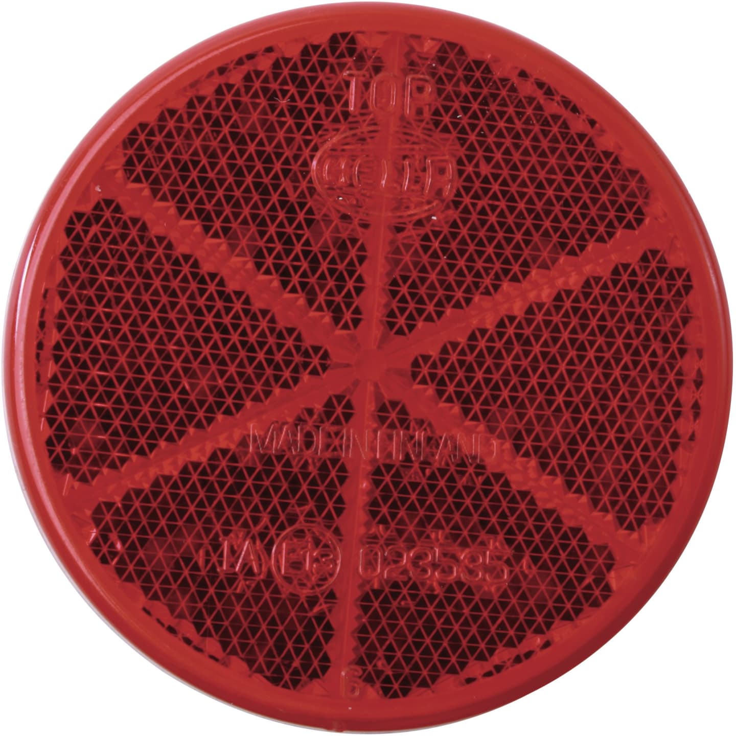 Hella® Rückstrahler rund, rot, Ø 60 mm, geklebt, 8RA 002 014-281