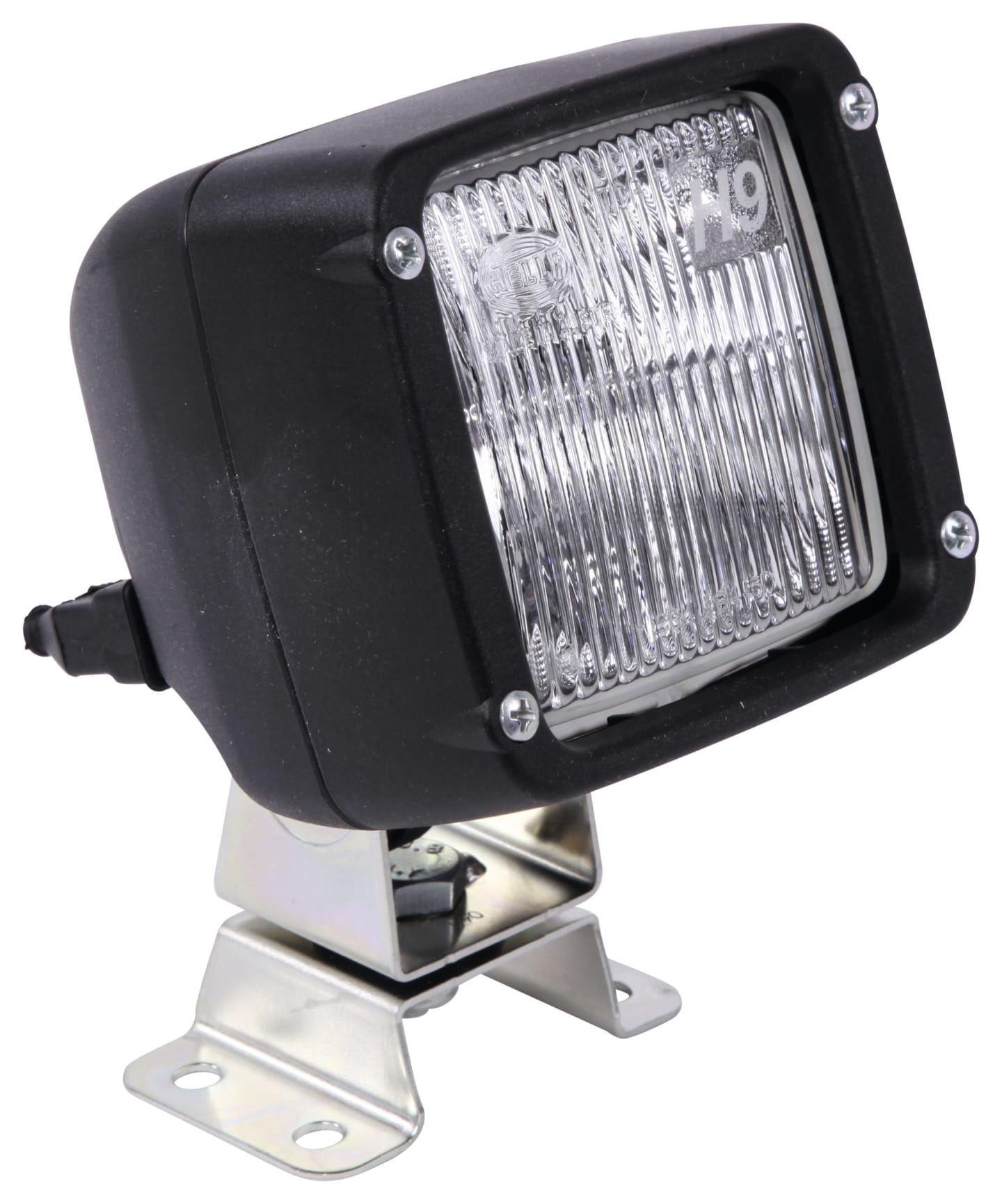 Hella® Arbeitsscheinwerfer "Ultra Beam H9 FF", 12 V, mit Leuchtmittel und Schutzkappe, für flood – großflächige, nahe Ausleuchtung, stehend, 1GA 996 150-081