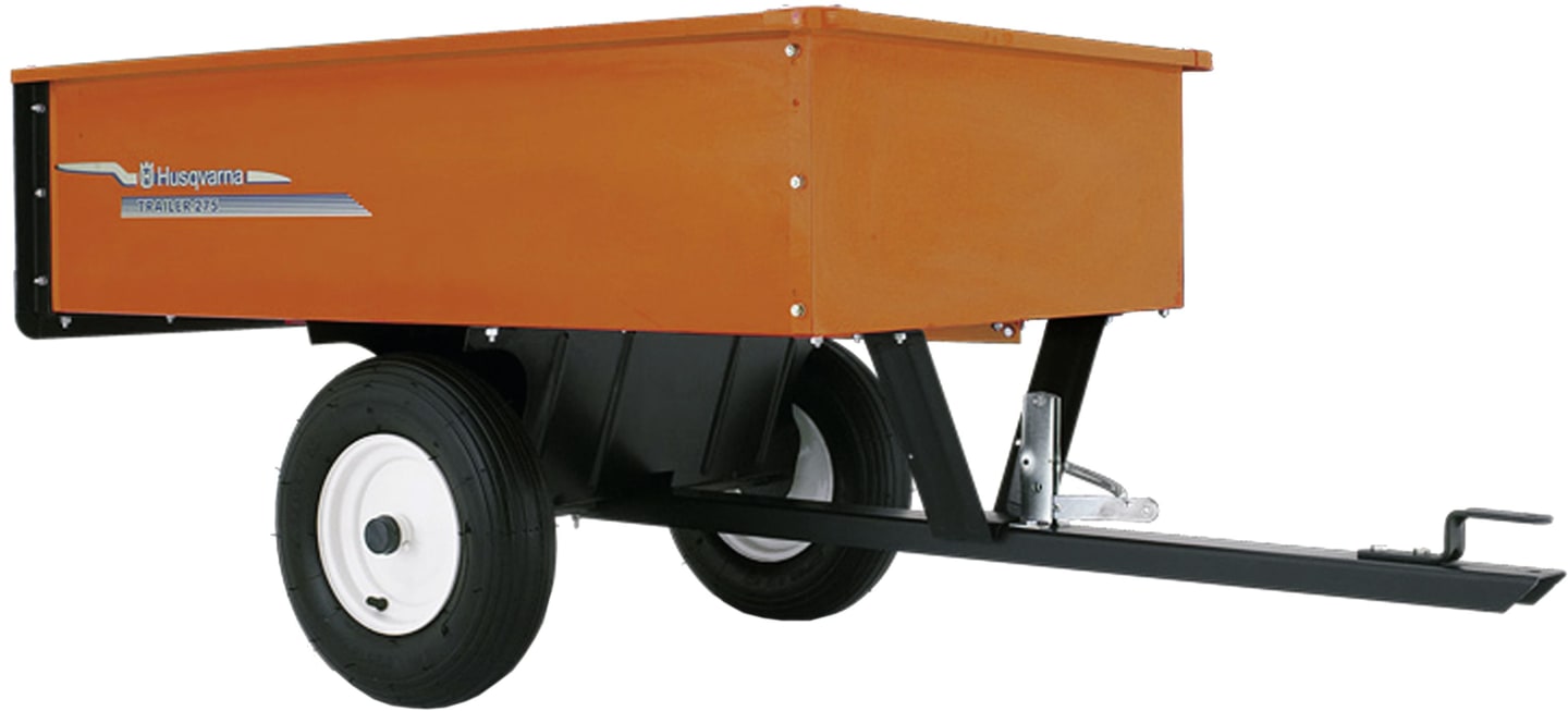 Husqvarna® Anhänger "275" Tragkraft 225 kg für Rasentraktoren und Aufsitzmäher Rider, 5010082-01