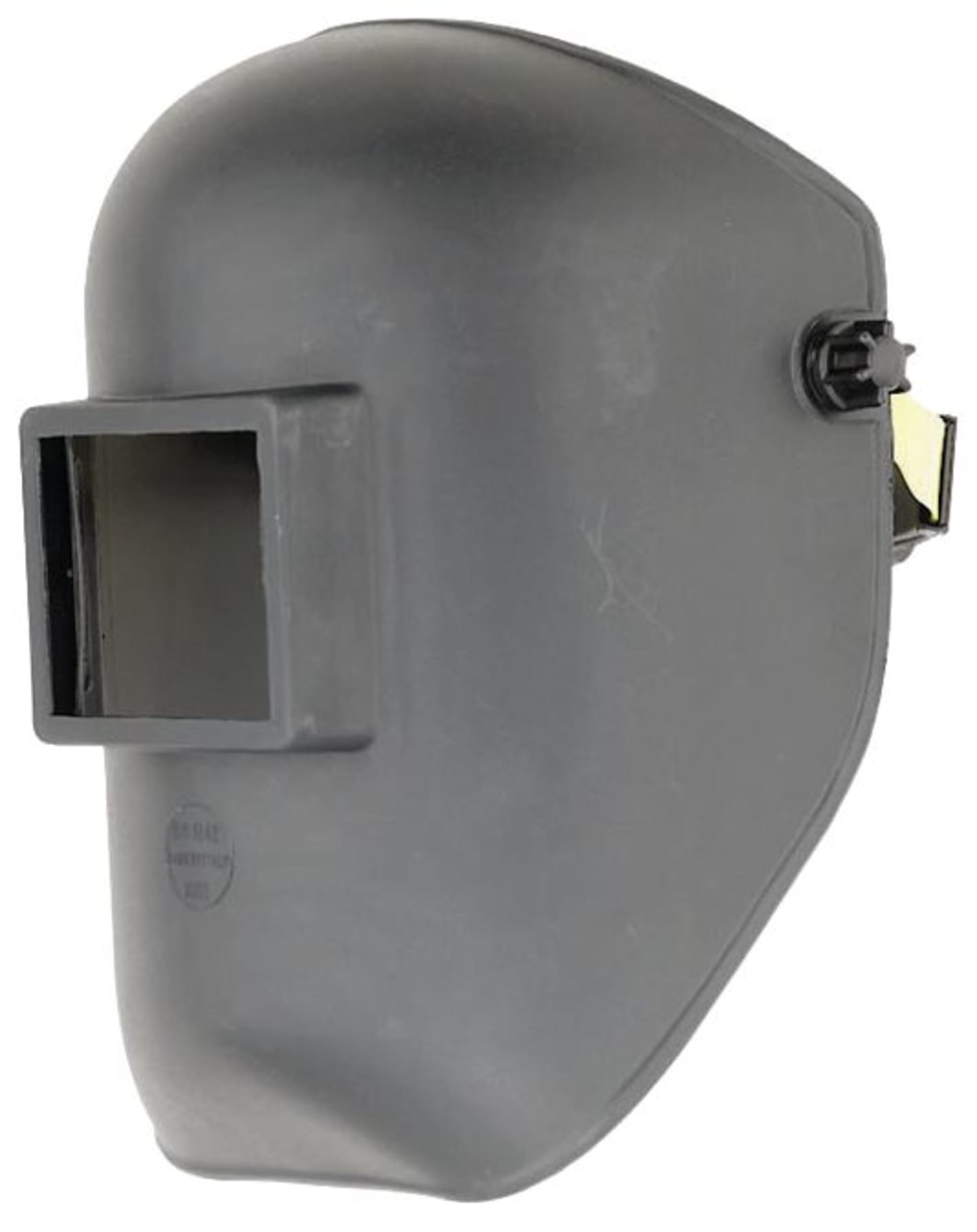 Schweißhelm aus PE (Polyethylen), schwarz, Filterkassette 110 x 90 mm, besonders leicht, ohne Gläser