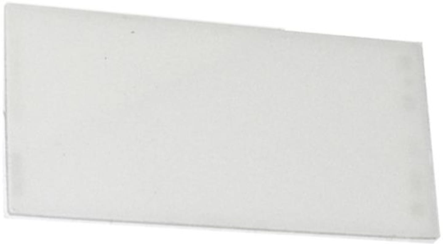 Vorsatzglas glasklar mit DIN-Stempel