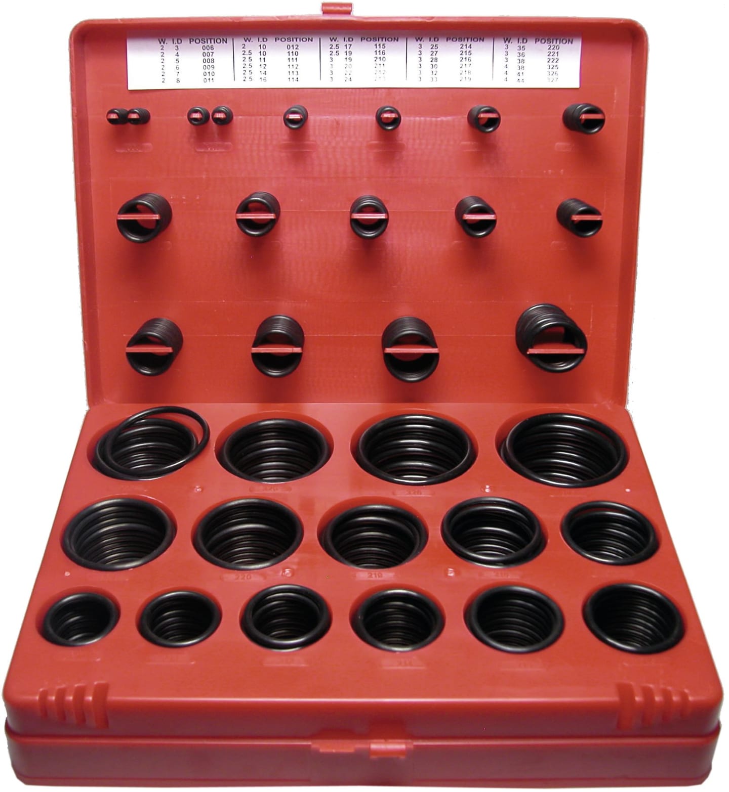 O-Ring-Sortiment metrisch, 386 St.