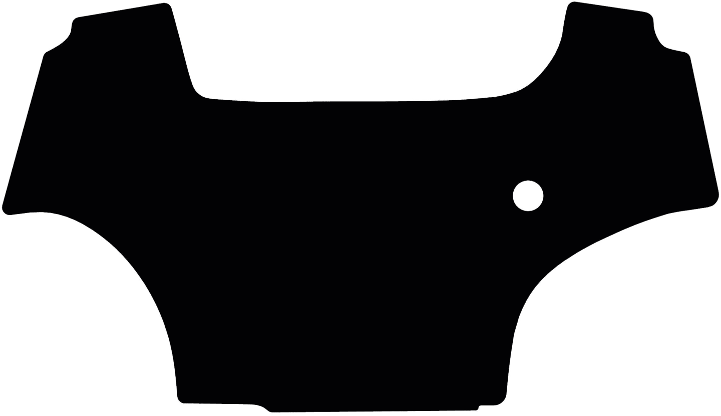 Fußmatte Velours schwarz, für Same Traktor Serie Fortis, ab Bj. 12