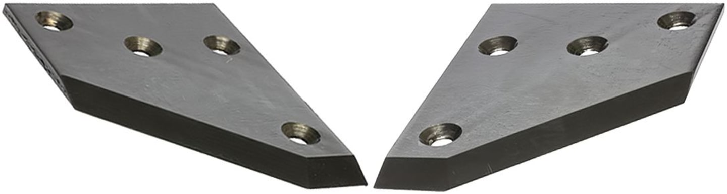 Industriehof® Siloschneidmesser links/rechts, 220 x 160 x 8 mm, für Red Rock