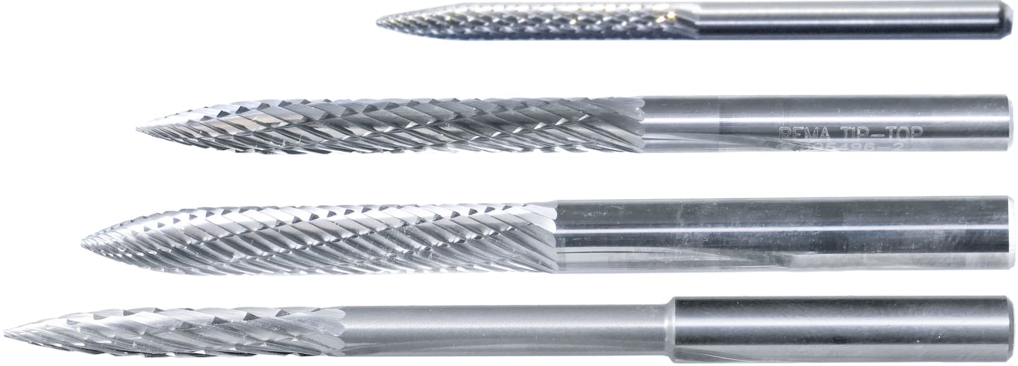 Tip Top Hartmetallfräser spitz für Reparaturkörper "Minicombi"