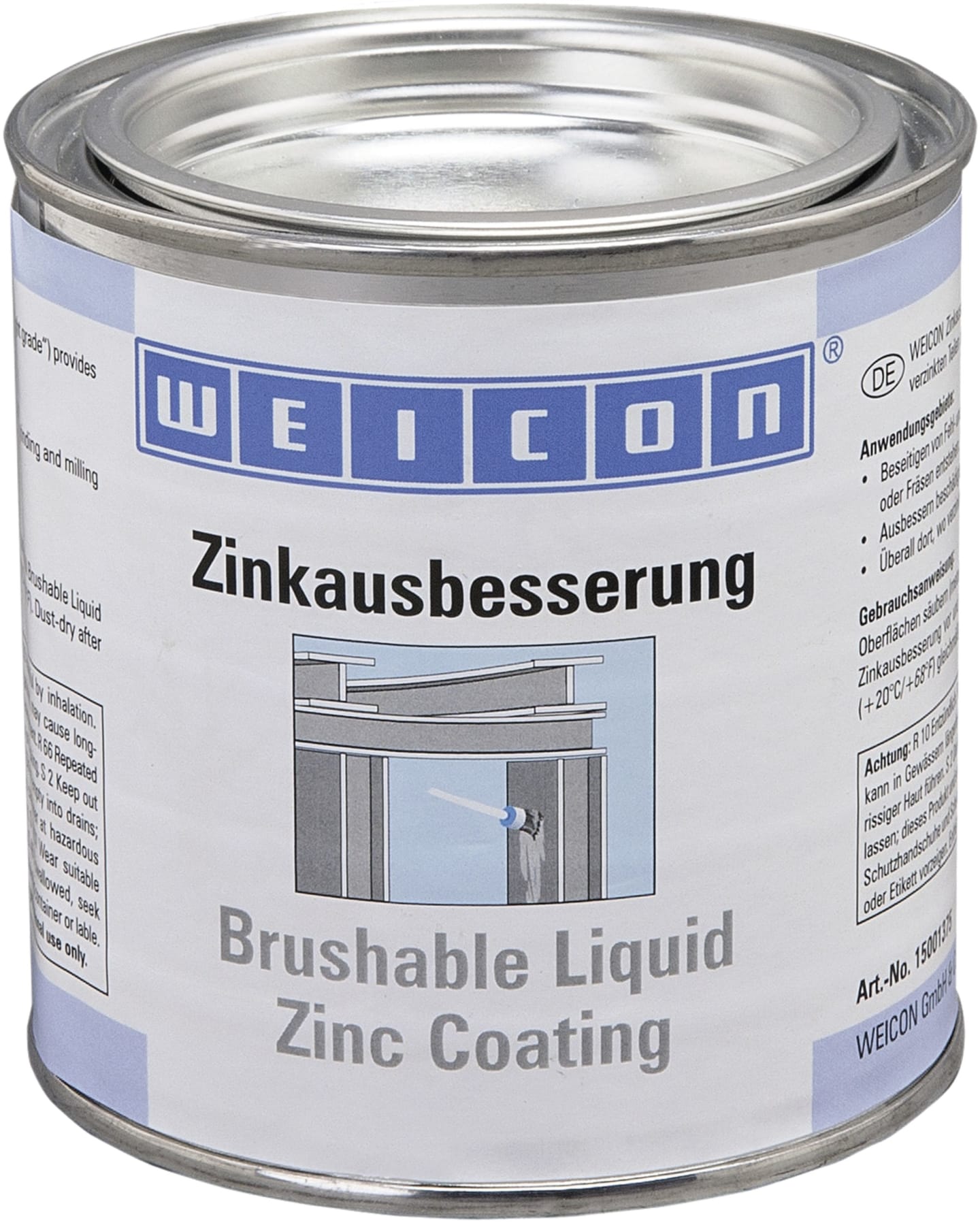 Zinkausbesserungsfarbe hell, 375 ml