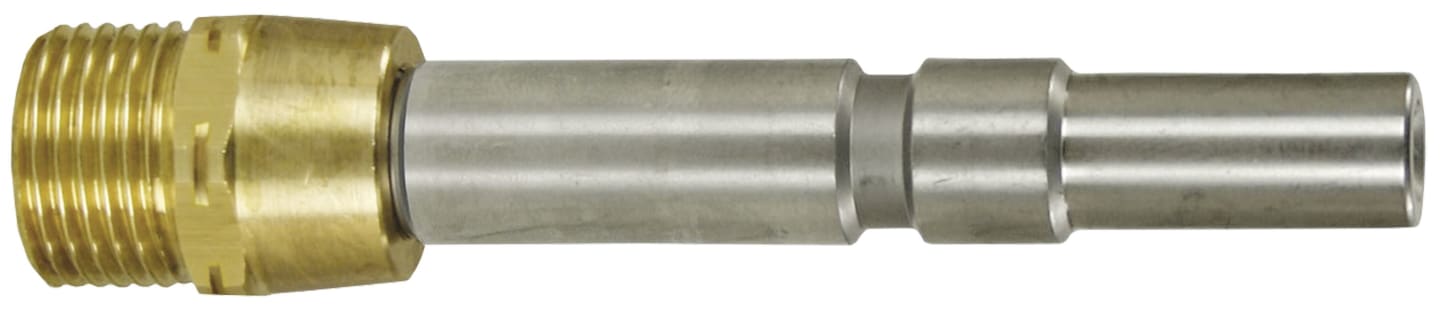Stecknippel "KW" M 21 x 1,5 AG, Edelstahl, für Alto/WAP Hochdruckreiniger