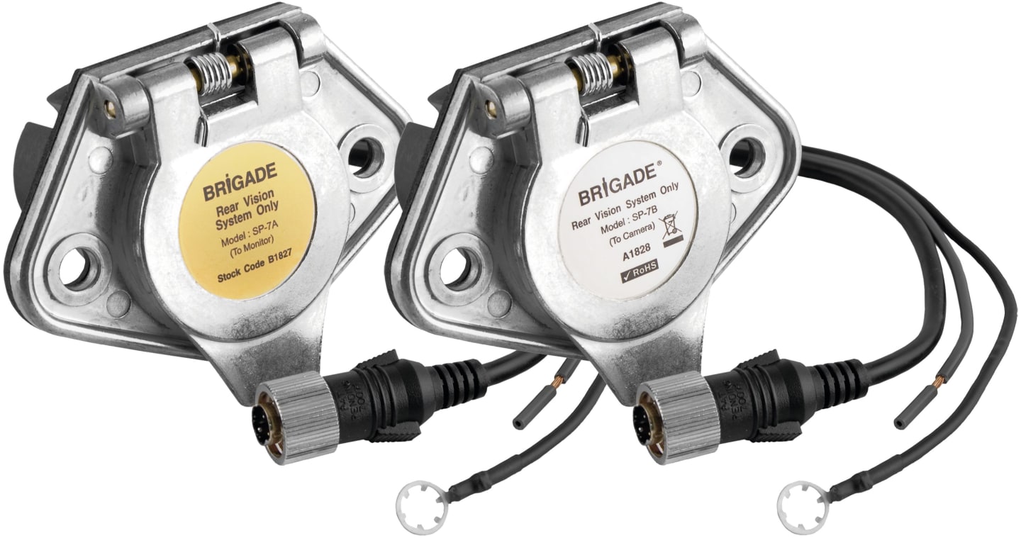 Brigade® Trennstelle BE-Serie, traktorseitig, 7-polig, ähnlich 24N-Steckdose, 7566