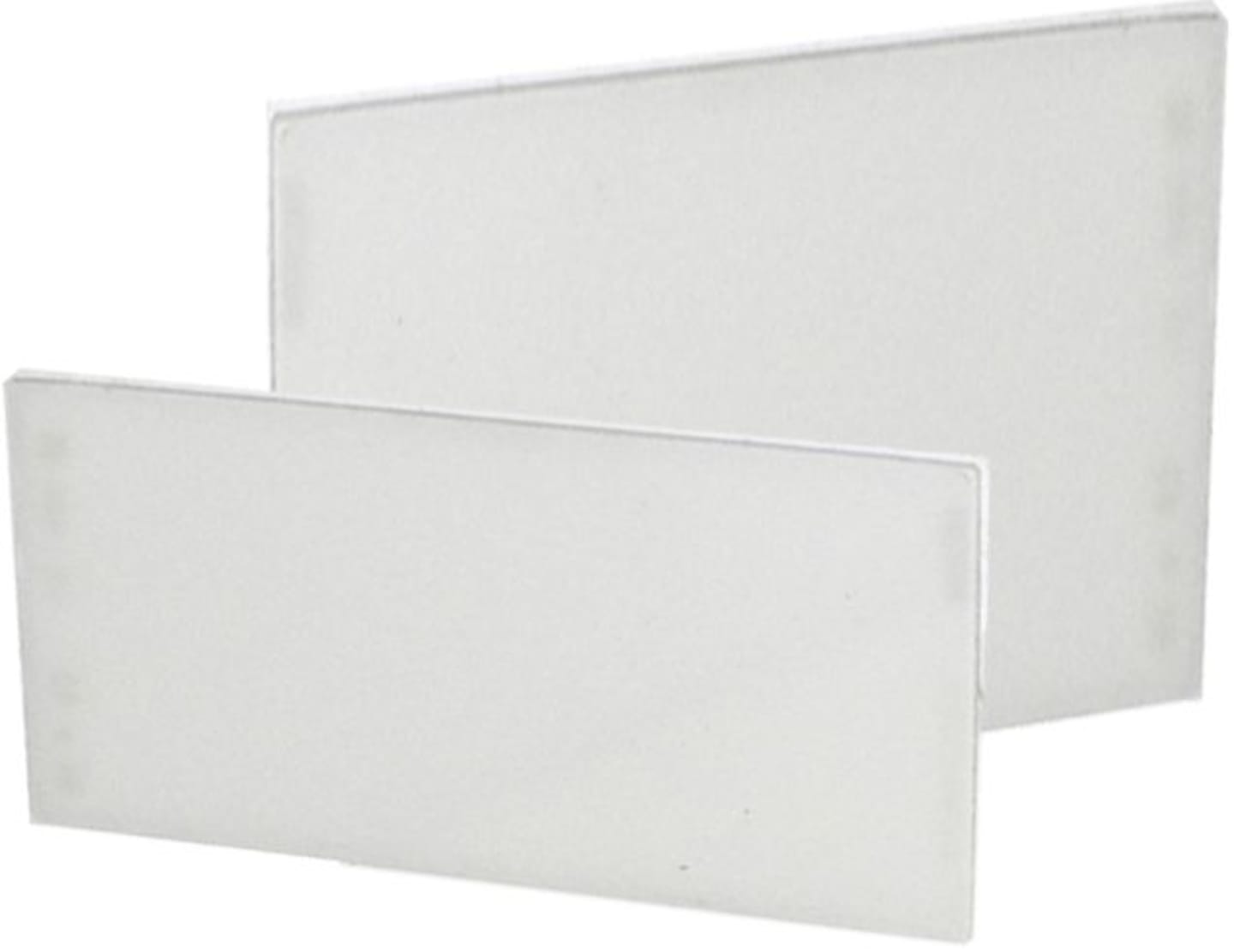 Vorsatzglas glasklar mit DIN-Stempel
