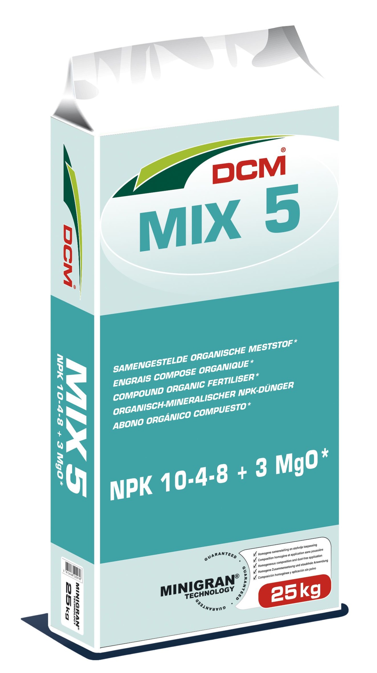CUXIN DCM MIX 5 organisch-mineralischer NPK Basisdünger 25 kg Sack Granulat