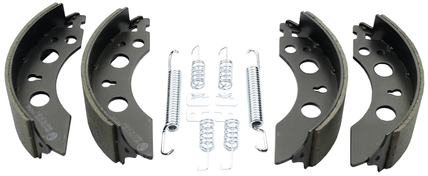 Bremsbackensatz 200 x 50 mm für Radbremse Al-Ko 2050, 2051 mit Rückfahrautomatik