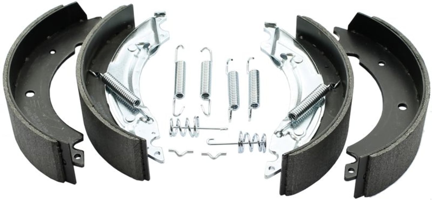 Bremsbackensatz 203,2 x 40 mm für Radbremse Knott-Avonride 32-1647, 20 mit Rückfahrautomatik