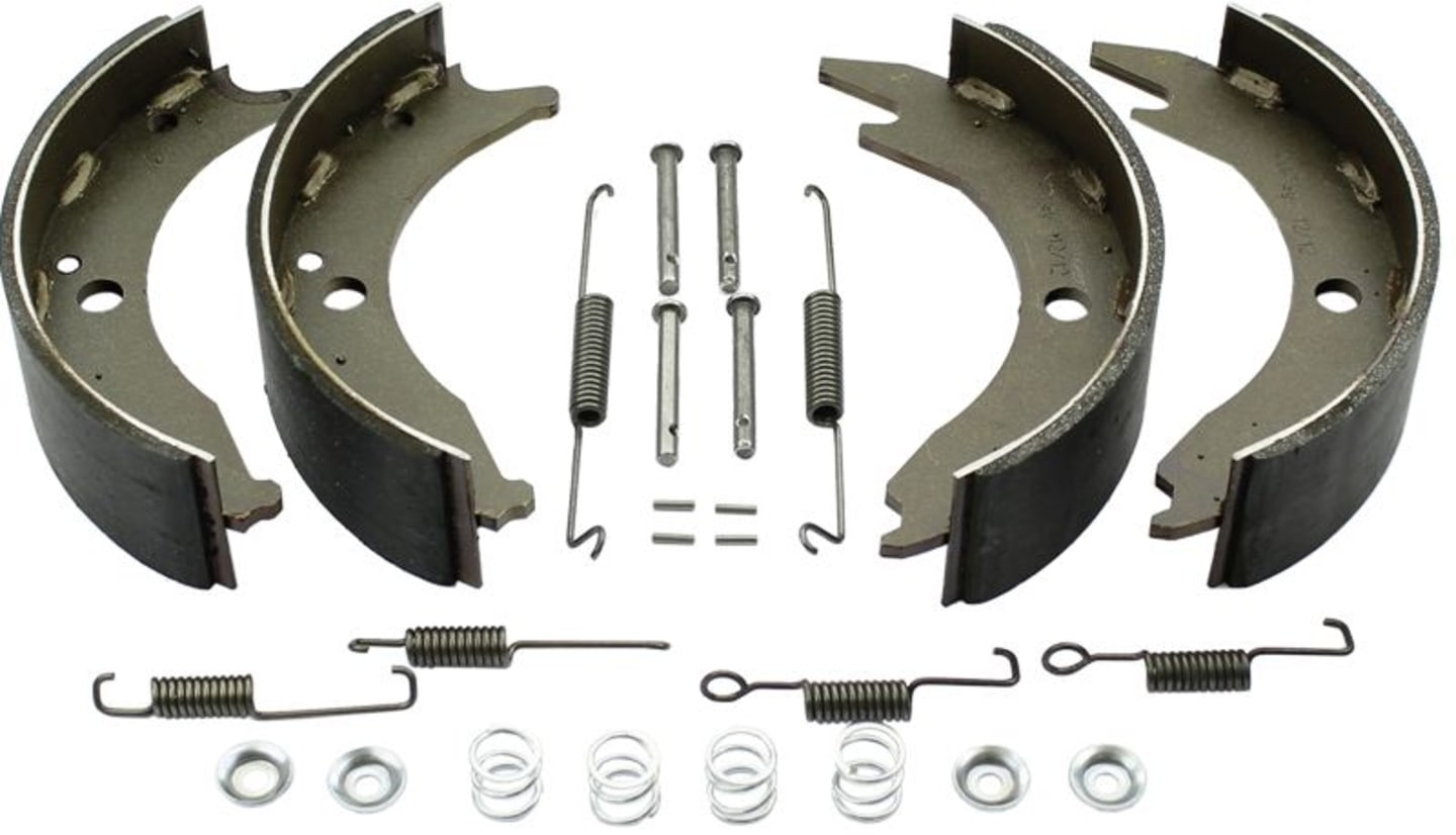 Bremsbackensatz 200 x 50 mm für Radbremse Schlegl SGB 9, 14, 15 mit Rückfahrautomatik