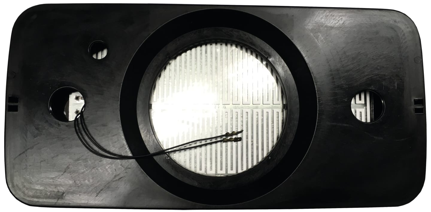Spiegelglas "EG 412", 200 x 390 mm, für Außenspiegel "SK 412"