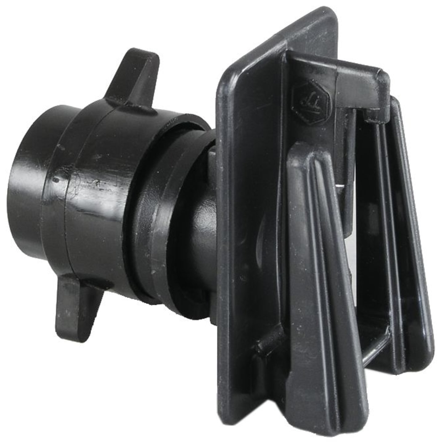 Patura Breitbandisolator schwarz für Pfähle bis 12 mm, Breitbänder bis 40 mm, Seile 10 St., 127510
