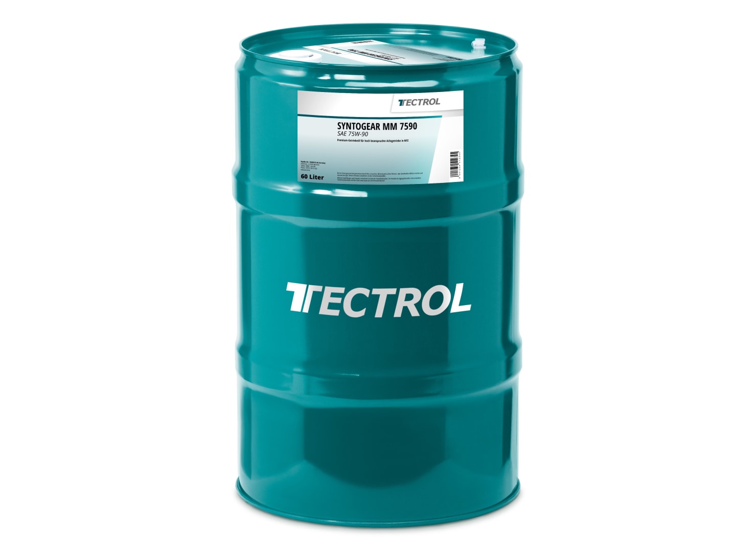 TECTROL SYNTOGEAR MM 7590 60 l Fass SAE 75W-90 synthetisches Getriebeöl, GL-5, Hypoidgetriebe, Achsgetriebe, MAN 342 Typ S1