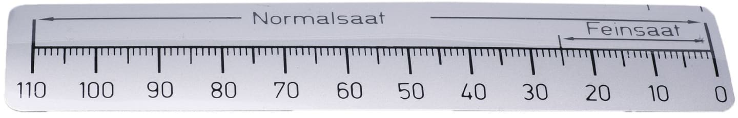 Accord/Weiste Einstellskala für Zellenrad DL, DA, DT, DF, DV, A139668532