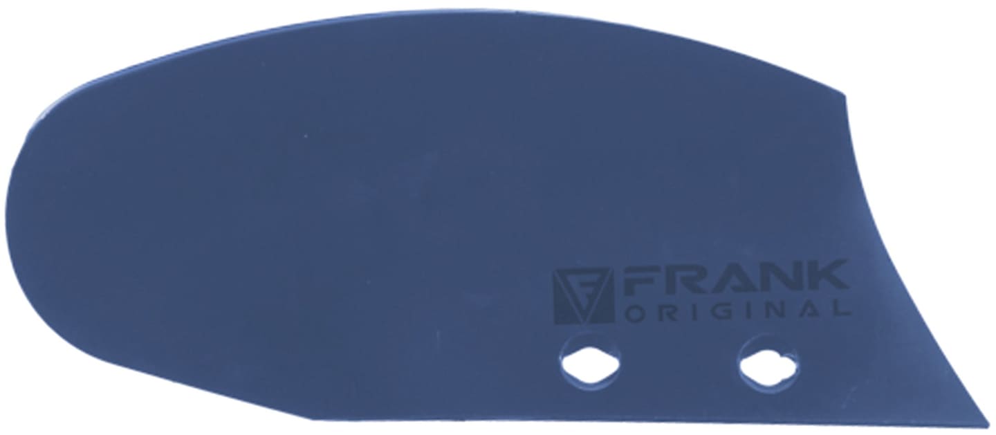 Frank Düngereinleger-Streichblech links/rechts, gewalzte Ware, 618 104/618 105, für Pflug Kuhn/Huard