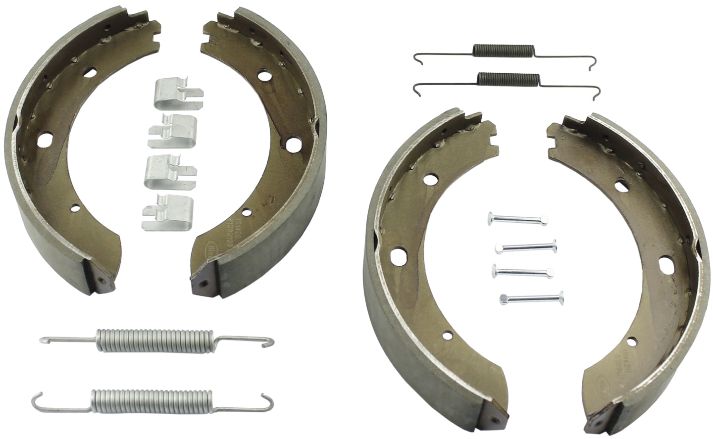 Bremsbackensatz 250 x 40 mm für Radbremse BPW S 2504-7 RASK mit Rückfahrautomatik