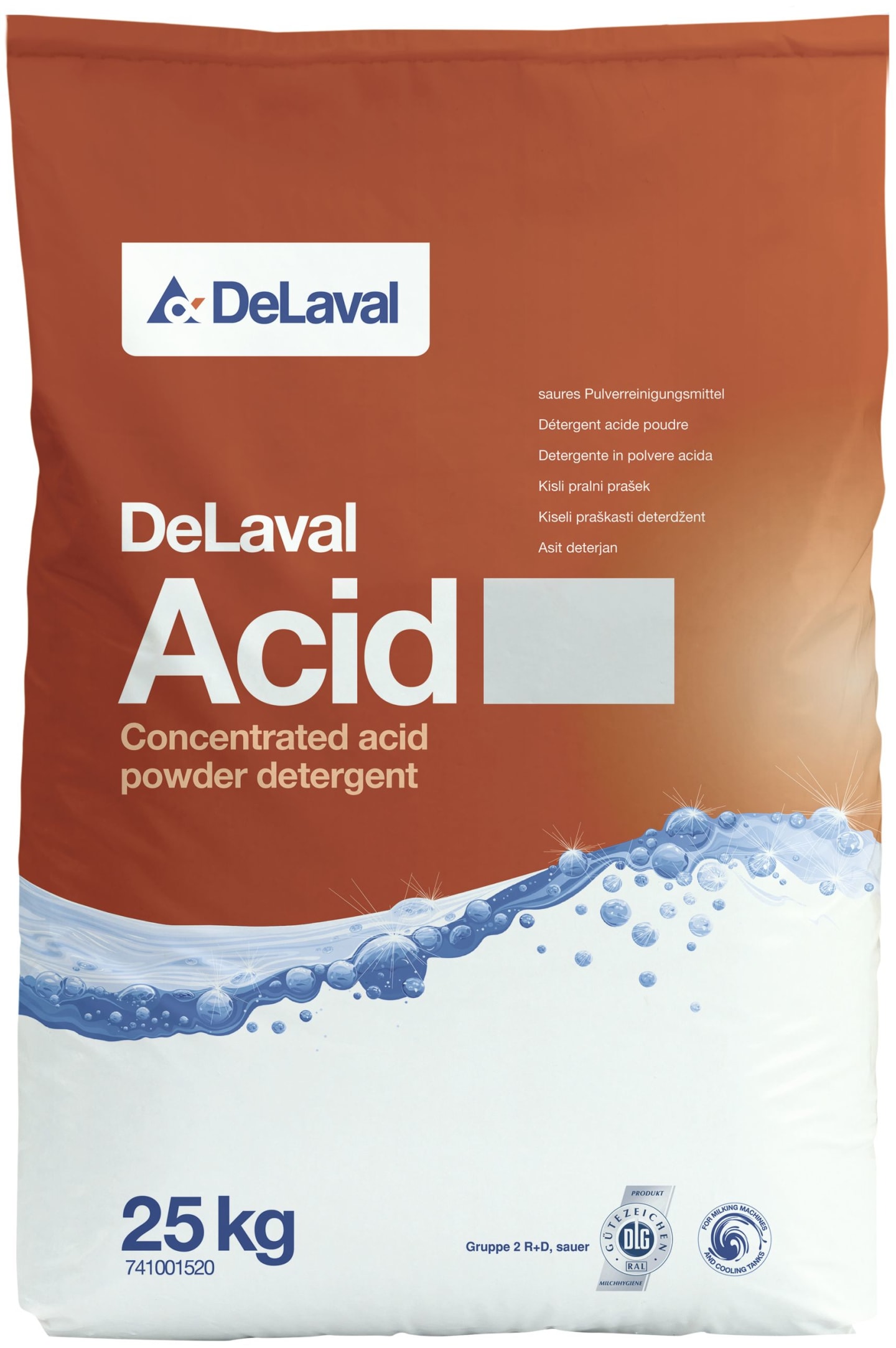 DeLaval Melkmaschinenreiniger "Acid" 25 kg sauer, Pulver, Konzentrat, 741001520