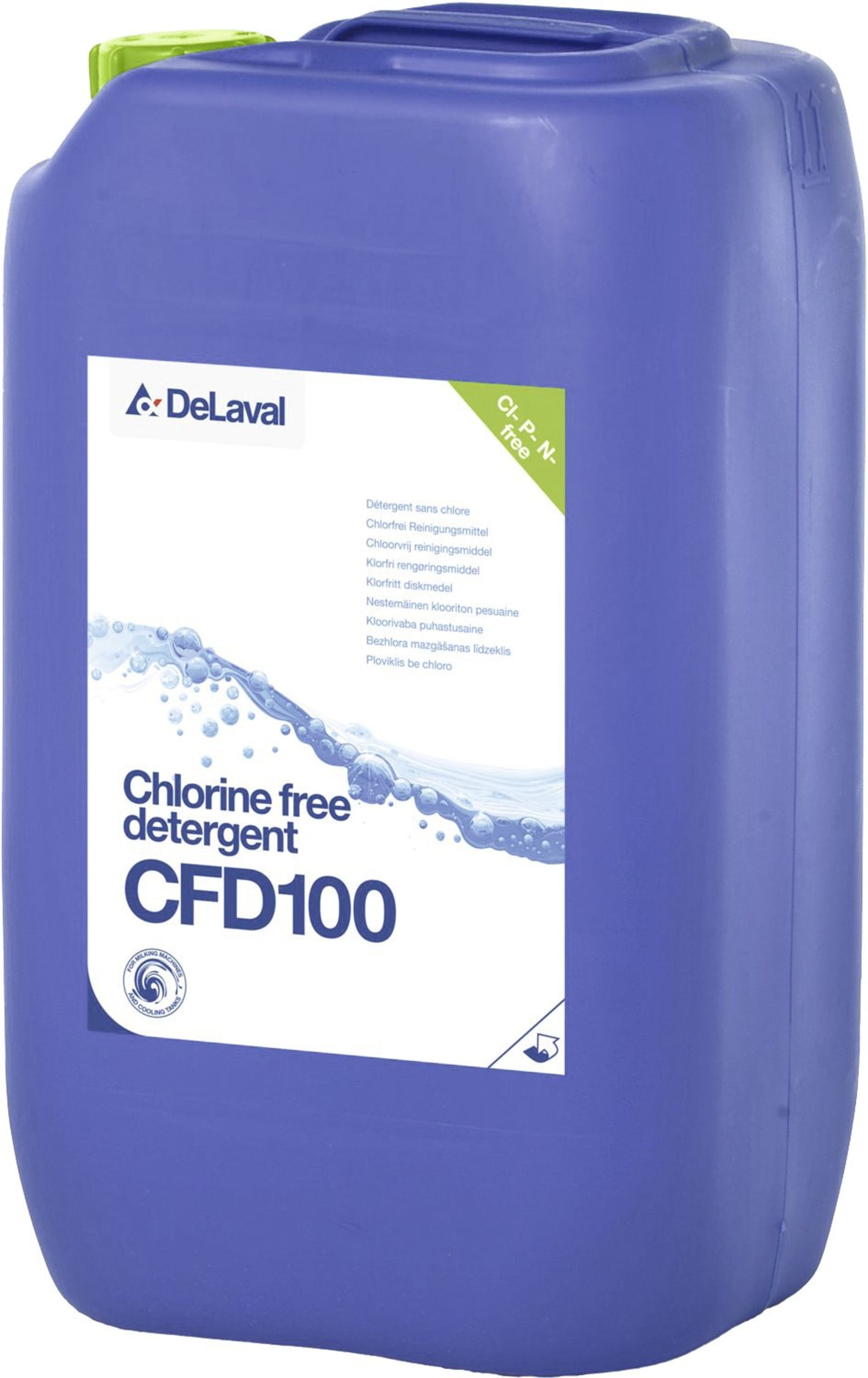 DeLaval Melkmaschinenreiniger "CFD100" 20 l alkalisch, flüssig, chlorhaltig, 741007190