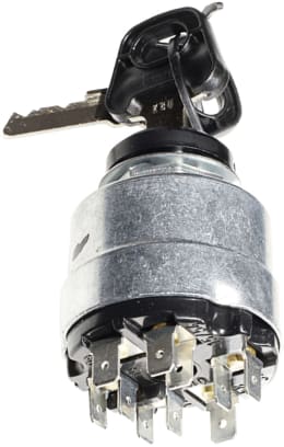 Produktbild: Bosch Zündschloss, 3-stufig, mit Sicherheitsschloss, 4 x Flachsteckanschluss doppelt (17, 19, 15/54, 30)