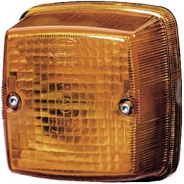 Produktbild: Hella® Blinkleuchte quadratisch, orange, 84 x 84 mm