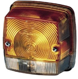 Produktbild: Hella® Blink- und Positionsleuchte quadratisch, vorn links/rechts, 84 x 84 x 51 mm
