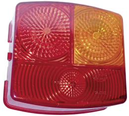 Produktbild: Hella® Lichtscheibe quadratisch, links/rechts, 95 x 90 mm, für Schlussleuchte