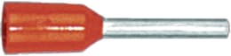 Produktbild: Herth + Buss Kabelendhülse 0,5 mm², orange, teilisoliert, 50 252 170